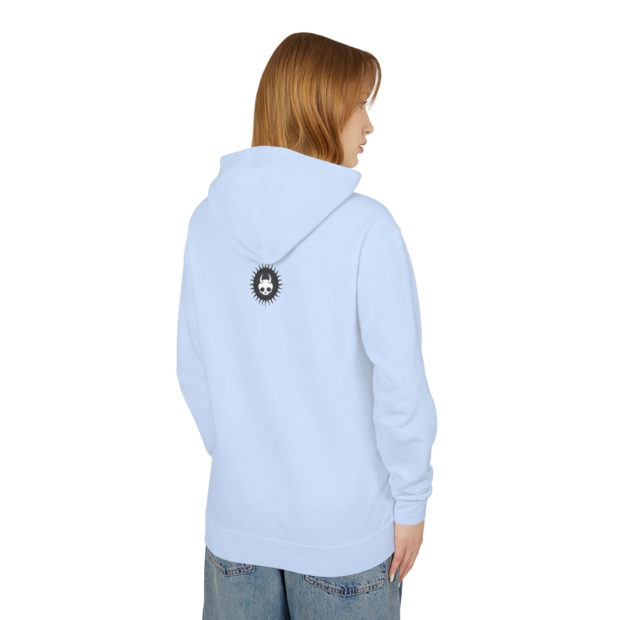WAKE BAKE LIVE REPEAT - Unisex Lightweight Hooded Sweatshirt - Damned Threads